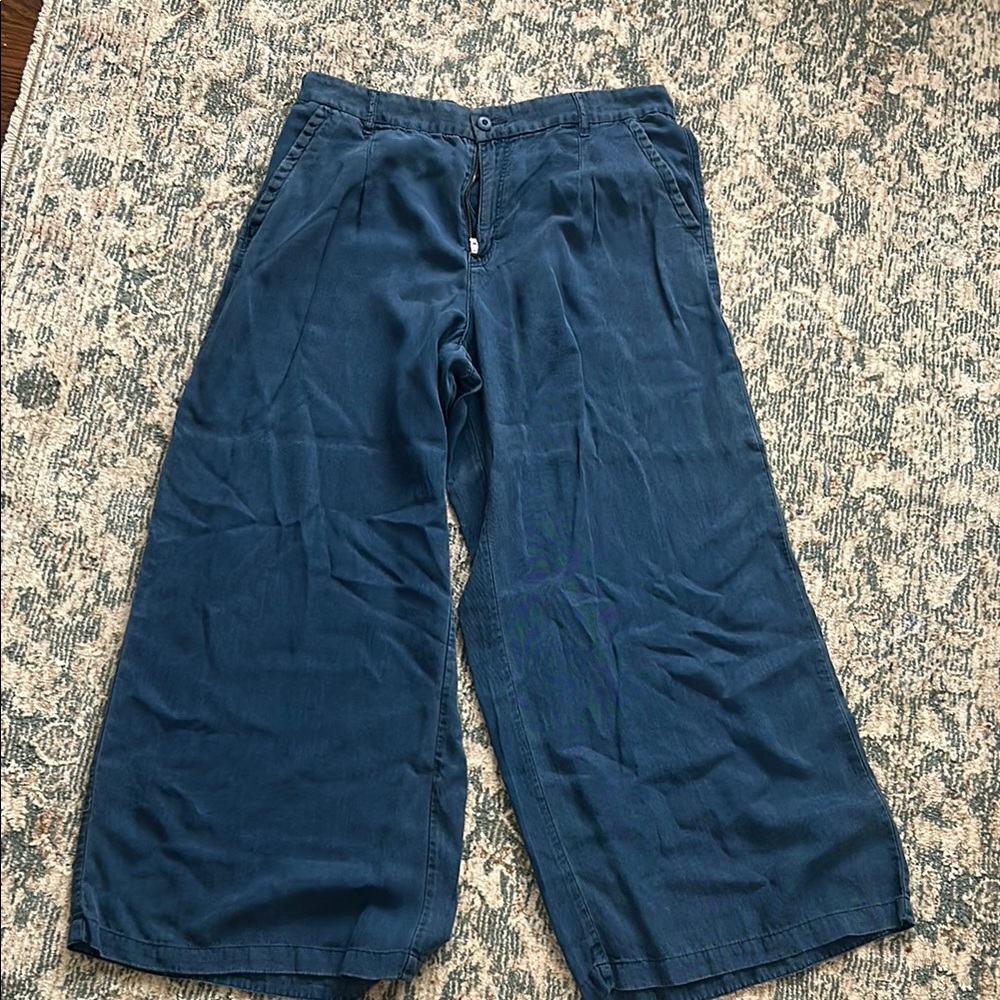 American Eagle Outfitters Blue Wide Leg Jeans